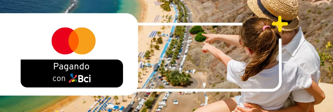 Conoce los beneficios en viajes con tus Tarjetas Bci Mastercard