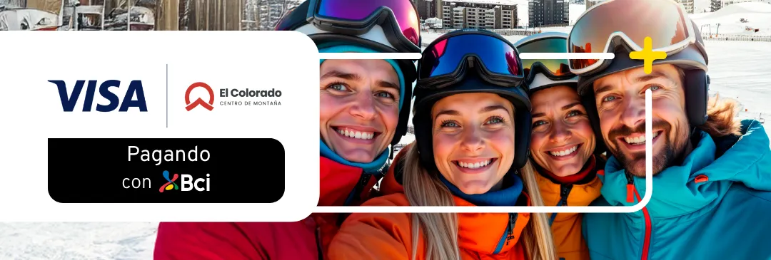 Pistas para todos los niveles. Vive la emoción de la cordillera y la nieve.