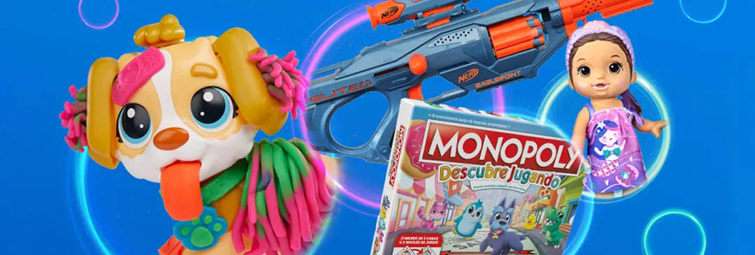 Juguetes y juegos para regalar.