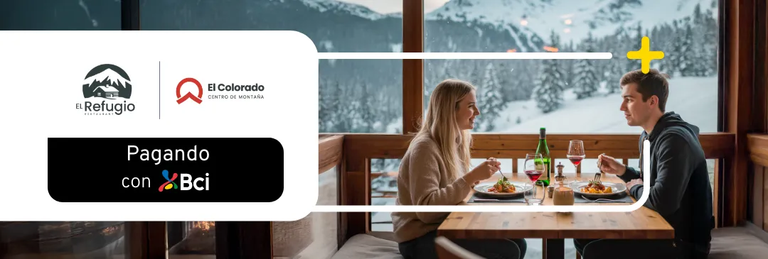 Refugio - Disfruta la mejor comida con las mejores vistas de la cordillera nevada.