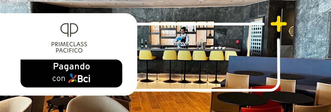 Accede gratis a todos los salones Primeclass del Aeropuerto.