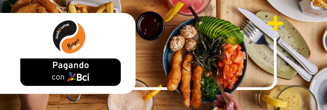 El sushi y las burgers que todos prefieren.