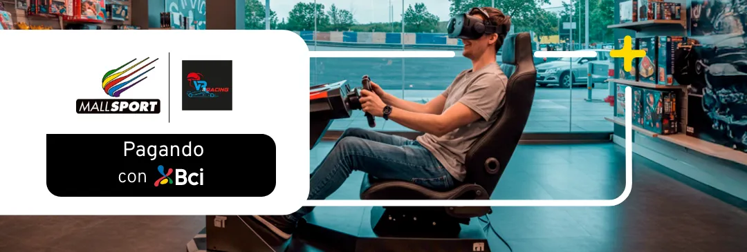 Carreras virtuales para grandes y chicos. Conviertéte en un piloto de carreras.